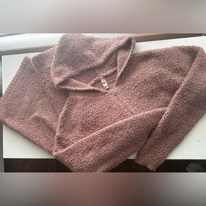 Skims cozy knit zip up and pants set